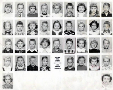 Kindergarten class of 52' ...Golden Hill School, Fullerton, Calif. 